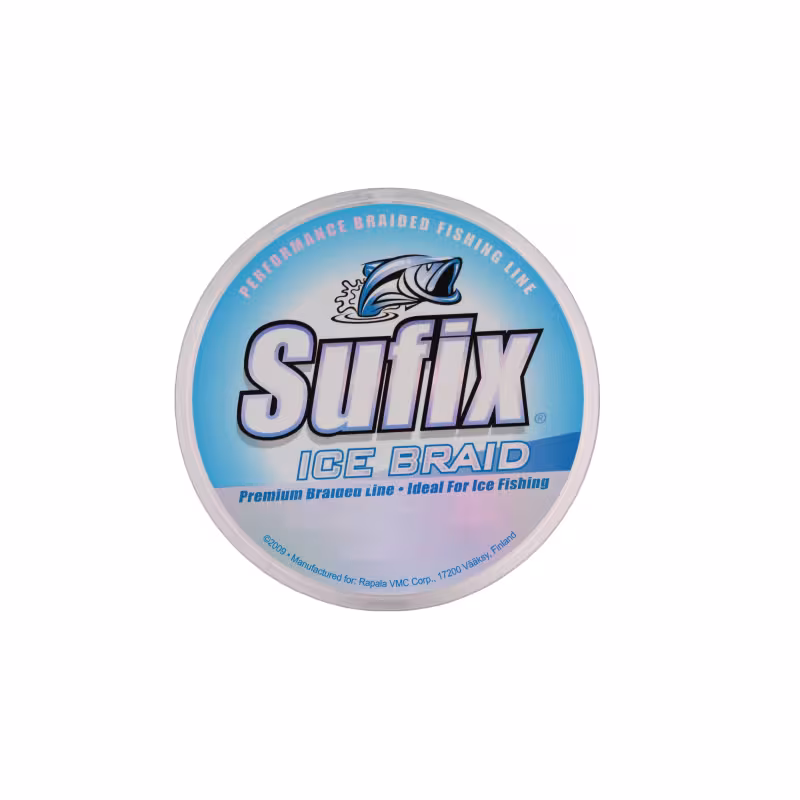 Леска плетеная Sufix Ice Braid 0.16 мм, 8.2 кг, 50 м