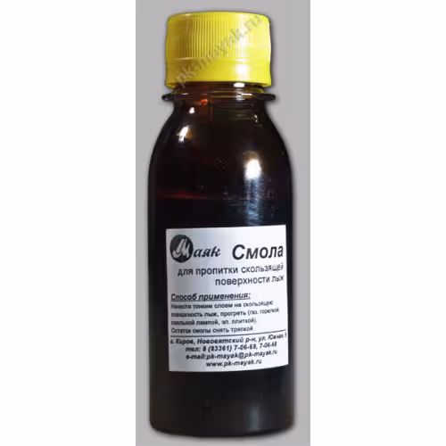 Смола для пропитки деревянных лыж Маяк, 70 г.