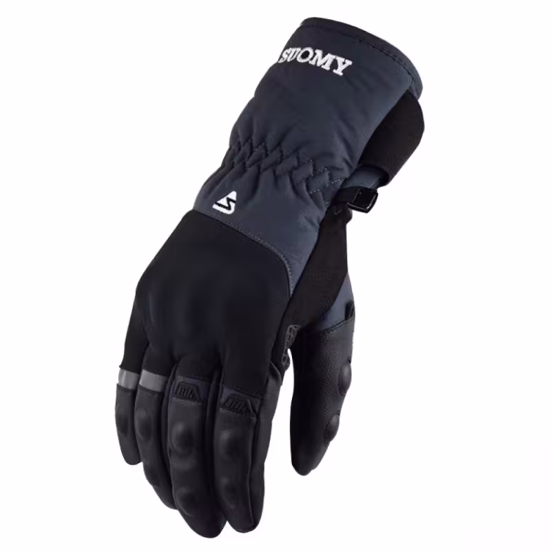 Мотоперчатки зимние Suomy GL88, серый, размер XL