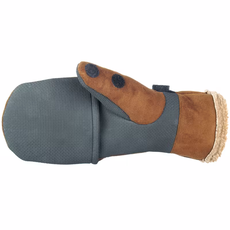 Перчатки с откидным верхом Norfin Aurora, коричневый/серый, размер L