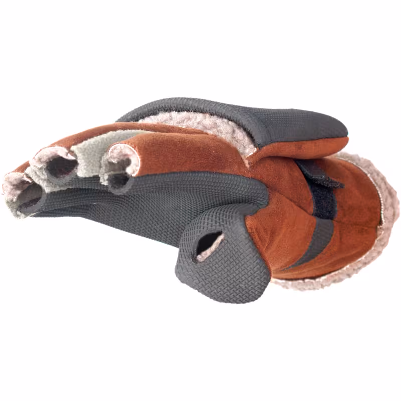 Перчатки с откидным верхом Norfin Aurora, коричневый/серый, размер L