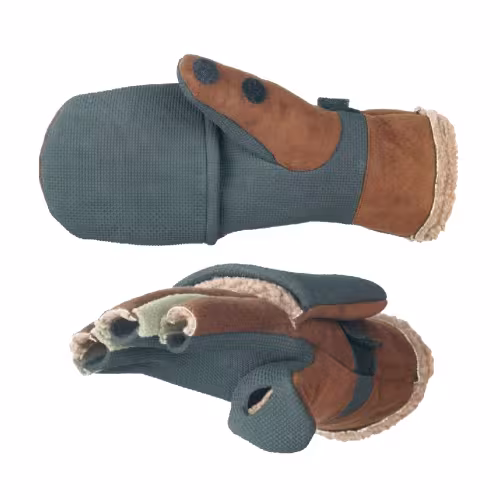 Перчатки с откидным верхом Norfin Aurora, коричневый/серый, размер XL