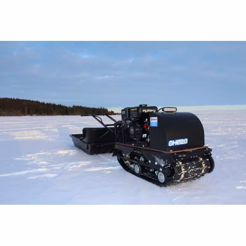 Мотобуксировщик Онего 380 mini Front 6,5 л.с., катки, ручной запуск