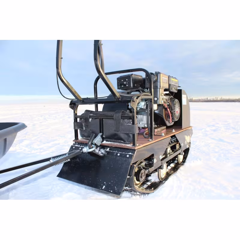 Мотобуксировщик Онего 380 mini Front 6,5 л.с., катки, ручной запуск