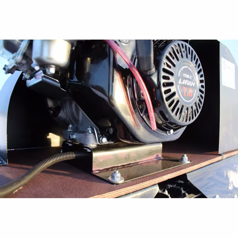 Мотобуксировщик Онего 380 mini Front 6,5 л.с., катки, ручной запуск