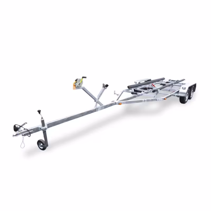 Прицеп лодочный двухосный Вектор ЛАВ 81014В, ролики