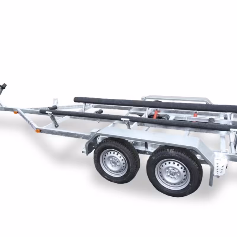 Прицеп лодочный двухосный Вектор ЛАВ 81014В, ролики