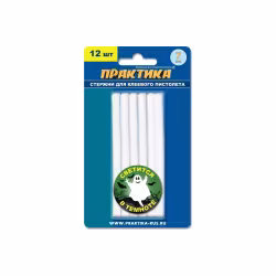 Стержни клеевые Практика 790-250, 7х100 мм, 12 шт.