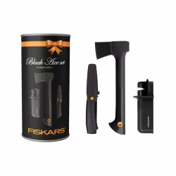 Набор подарочный Fiskars 1055139 (топор универсальный, нож, точилка)