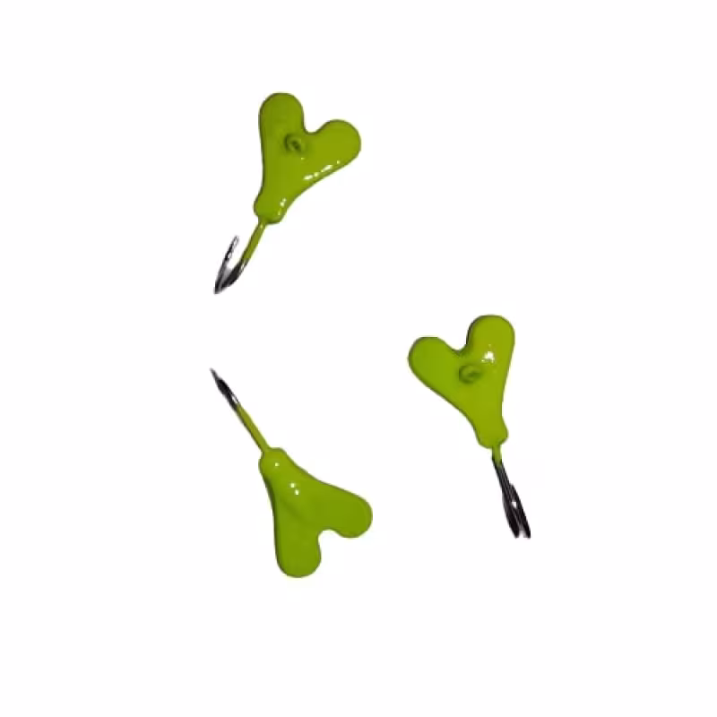 Мормышка вольфрамовая с ушком Муха (3гр.) лимонная