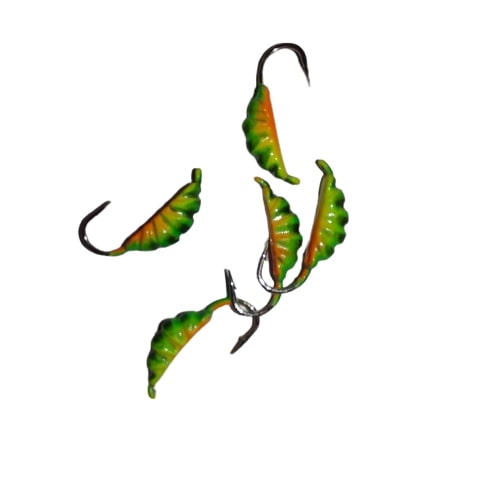 Мормышка вольфрамовая с ушком Опарыш (4гр.) окунь