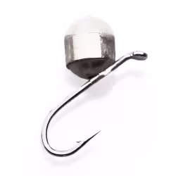 Мормышка вольфрамовая Nord Water's, Бочонок, 4 мм, 4 г, цвет серебро-фосфор