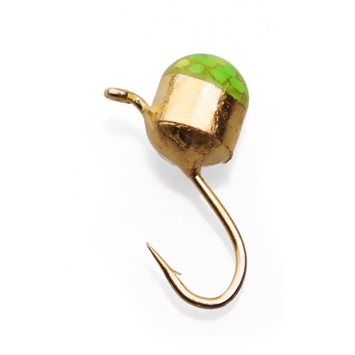 Мормышка вольфрамовая Nord Water's, Бочонок,  4 мм, 4 г, цвет золото-фосфор