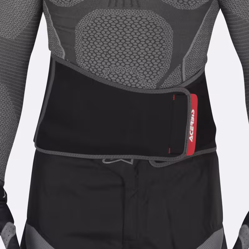 Пояс защитный Acerbis Kidney Belt K-Belt, черный/серый, размер S-M