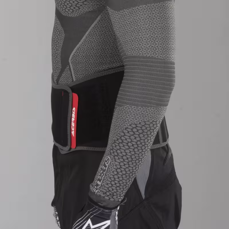 Пояс защитный Acerbis Kidney Belt K-Belt, черный/серый, размер S-M