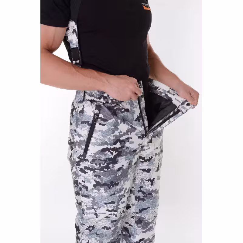 Костюм мужской OneRus Тактика -45, ткань Алова, белый камуфляж, размер 56-58 (XL), 182-188 см