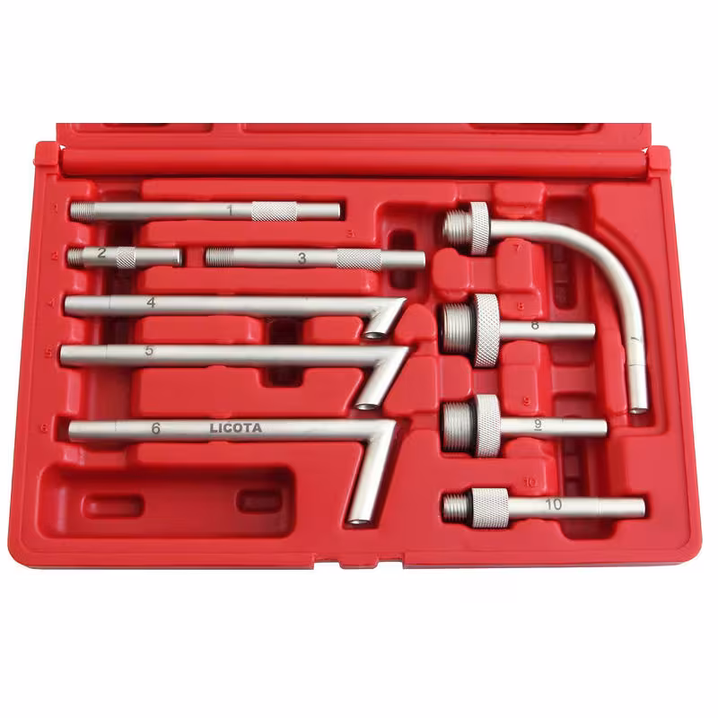 Набор адаптеров для заправки автом.коробок передач 10пр. LICOTA