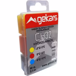 Набор мазей скольжения Gekars CH32, 3 шт. (+3...-12°С)