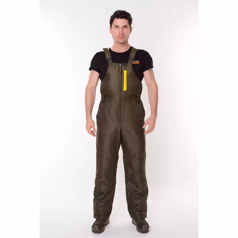 Костюм мужской OneRus Фишер -45, ткань Таслан, зеленый/желтый, размер 56-58 (XL), 182-188 см