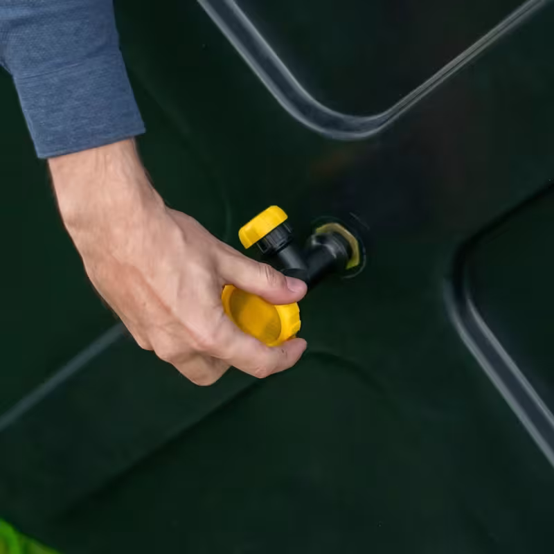 Бак для душа ЭкоПром Rostok с подогревом, 110 л