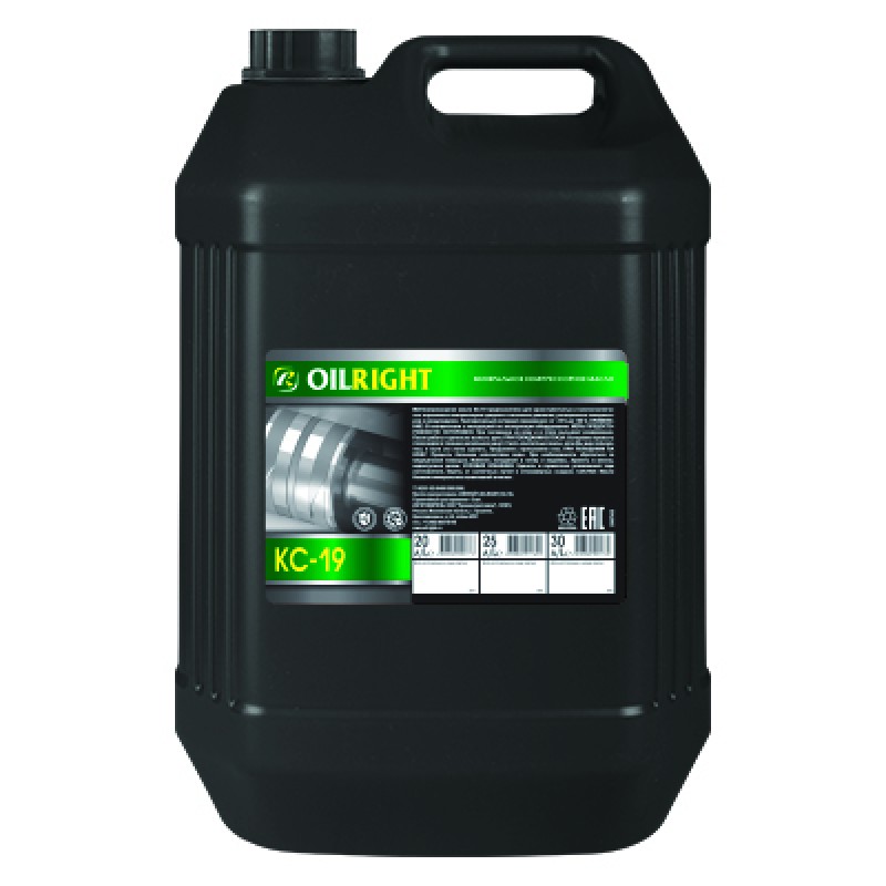 Масло компрессорное минеральное OilRight КС-19, 1 л