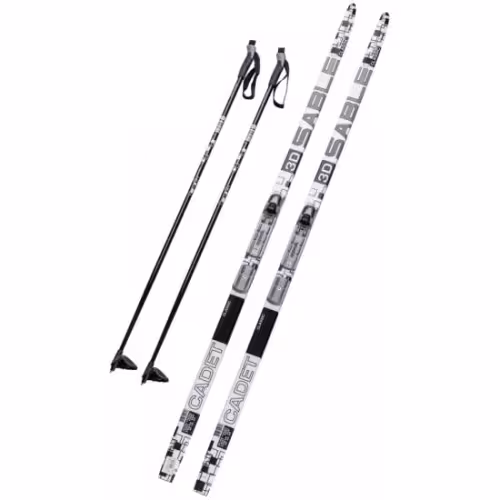 Лыжный комплект STC Cadet black/white NNN Степ (160)