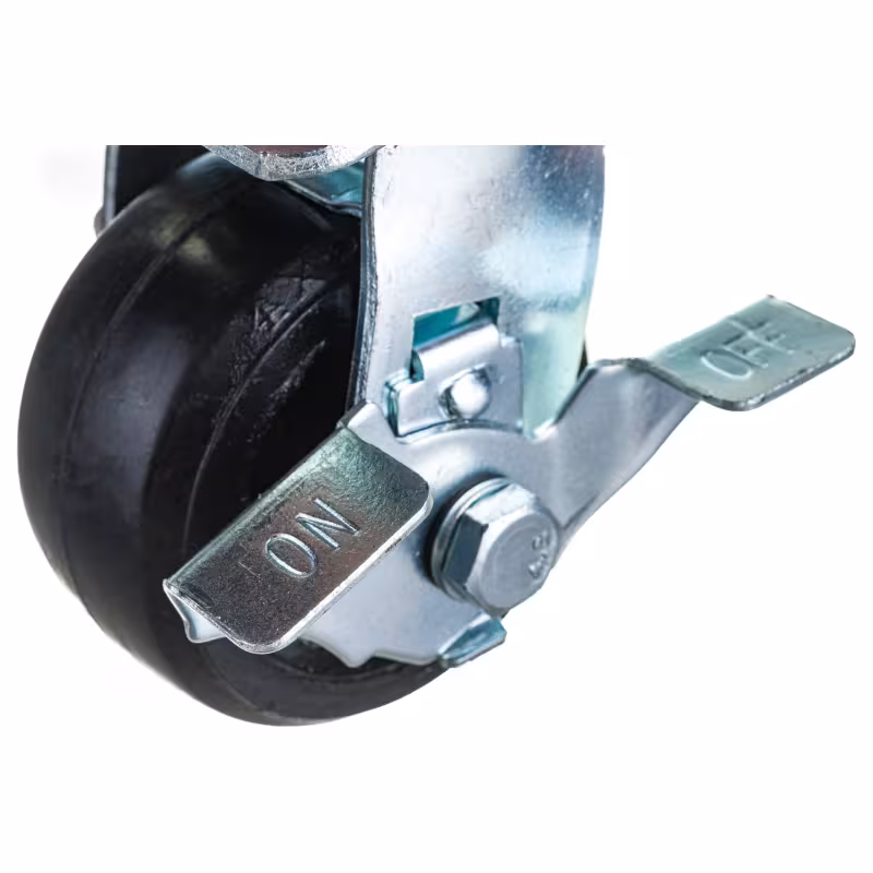 Колесо большегрузное Longway SCdb 42 поворотное с тормозом (100x50мм, 130кг) с опорой