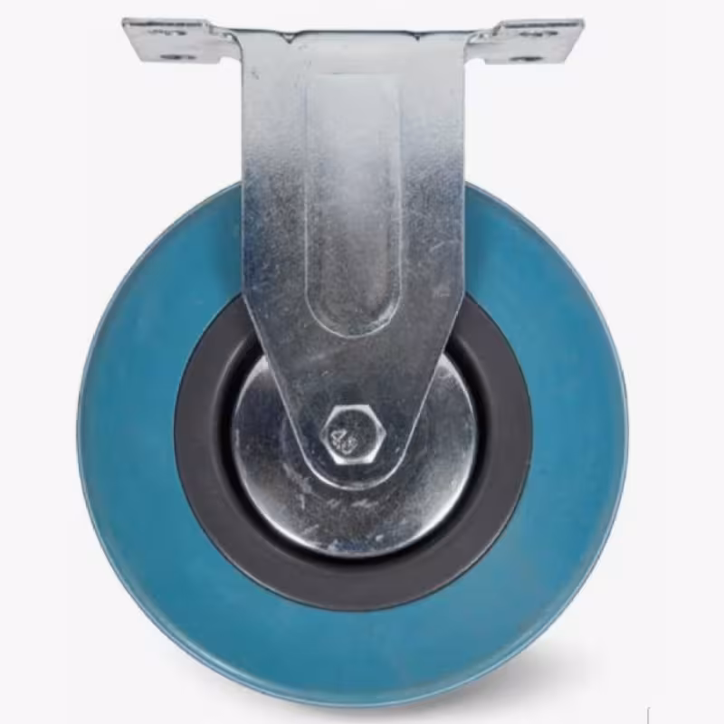 Колесо аппаратное неповоротное с опорой Longway C-1707-MTB-100 FCg 46 (100x27 мм, 80 кг)  