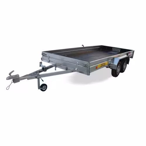 Прицеп бортовой двухосный Вектор ЛАВ 81013Е, высокий борт, опороное колесо