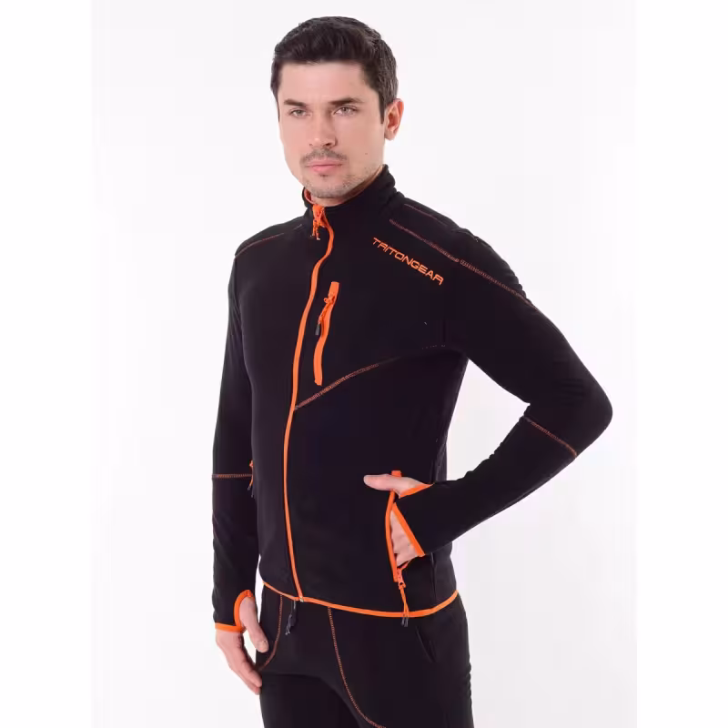 Костюм мужской Triton Gear Рич, флис, черный, размер 48-50 (M), 170-176 см