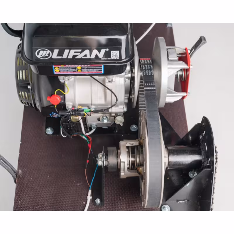 Мотобуксировщик Онего 500 Front Limited 15 л. с., катки, ручной запуск