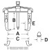 Съемник подшипников трехлапый Garwin GPL-AS0504, 130 мм (американский тип)