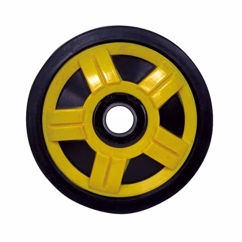 Каток гусеничного блока (обрезиненный) Irbis Dingo Т150, 160мм, желтый