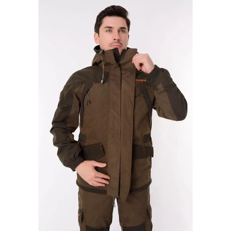 Костюм мужской Triton Gear Gorka PRO -5, ткань Venandi, темно-зеленый, размер 52-54 (L), 170-176 см