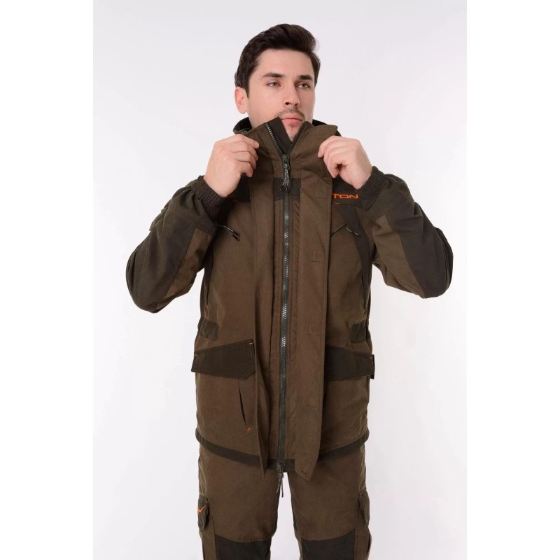 Костюм мужской Triton Gear Gorka PRO -5, ткань Venandi, темно-зеленый, размер 52-54 (L), 182-188 см