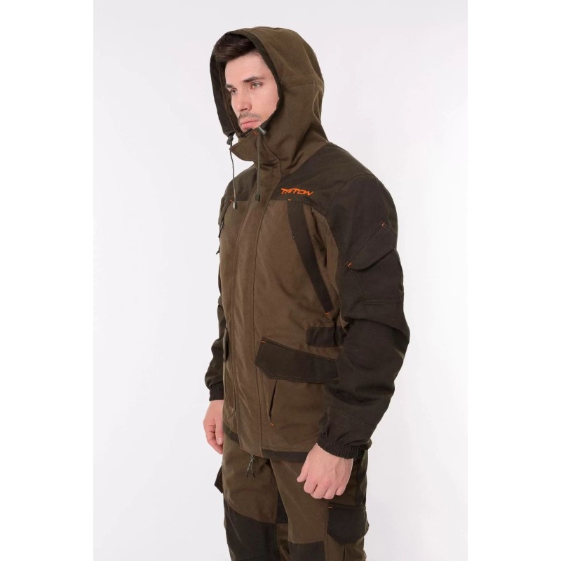 Костюм мужской Triton Gear Gorka PRO -5, ткань Venandi, темно-зеленый, размер 56-58 (XL), 182-188 см