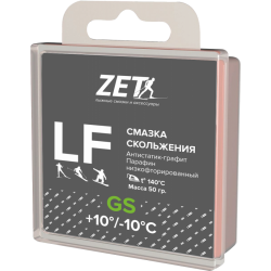 Мазь скольжения Zet LFGS, антистатик-графит (+10...-10°С)