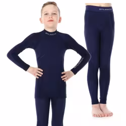 Комплект термобелья детский Brubeck, синий, 140-146 см