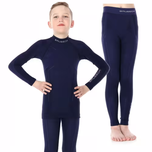 Комплект термобелья детский Brubeck, синий, 140-146 см