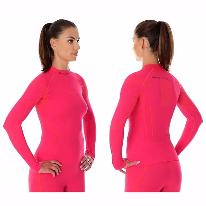 Комплект термобелья женский Brubeck Thermo Nilit Heat, фуксия, размер S, 158-164 см