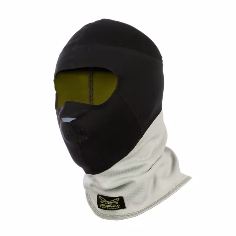 Подшлемник-балаклава Dragonfly Mountain, ткань PowerDry, черный/белый, размер L