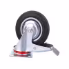Колесо промышленное SCb 63 поворотное с тормозом Longway С-3302-SLS-160-F18