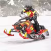 Мотокуртка мужская Polaris Switchback, мембрана Tech54, красный/лайм, размер L