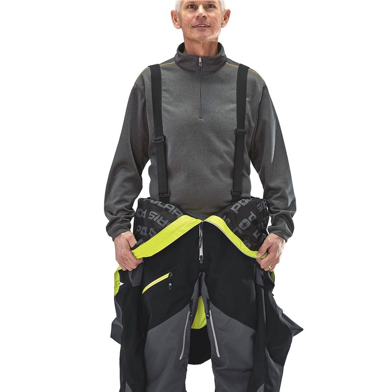 Комбинезон мужской Polaris Monosuit, мембрана Tech54, черный/лайм, размер L