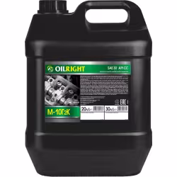 Масло моторное минеральное Oil Right М10Г2к, 20 л