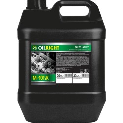 Масло моторное минеральное Oil Right М10Г2к, 20 л