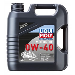 Масло моторное синтетическое для 4Т снегоходов Liqui Moly Snowmobil Motoroil 0W-40, 4л