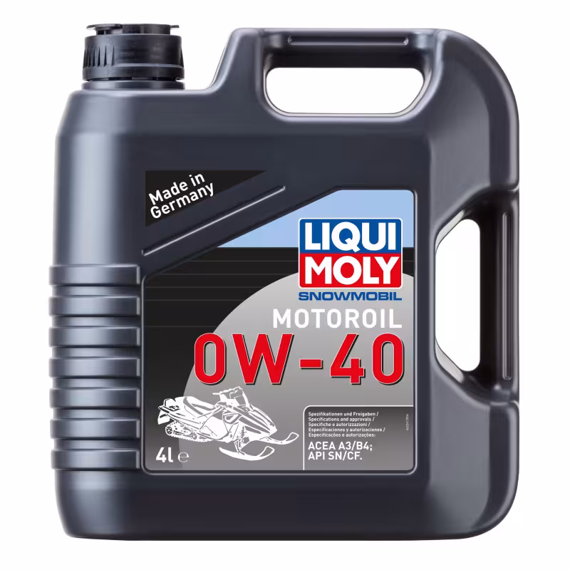 Масло моторное синтетическое для 4Т снегоходов Liqui Moly Snowmobil Motoroil 0W-40, 4л