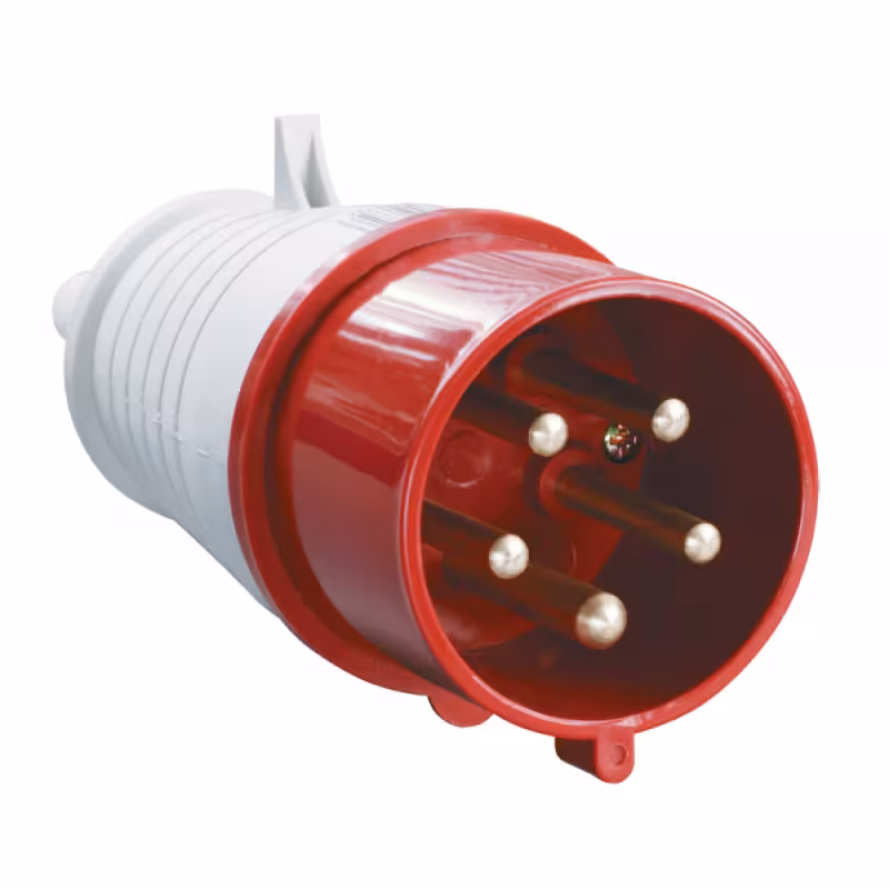 Вилка кабельная переносная (3P+N+E; 32А; IP44; 380В)