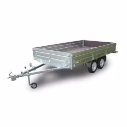 Прицеп бортовой двухосный Вектор ЛАВ 81013С, опорное колесо